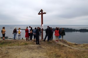 Триполье и затопленная церковь под Ржищевом